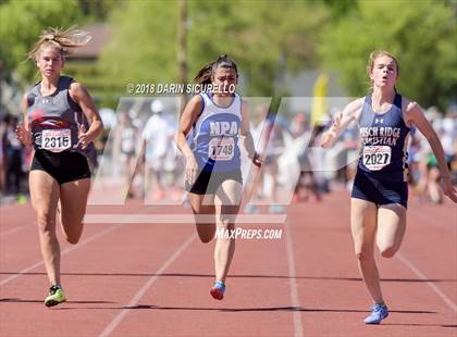 Thumbnail 2 in AIA Track & Field Championships (Girls 100 Meter Dash) photogallery.