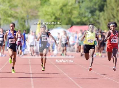 Thumbnail 1 in AIA Track & Field Championships (Girls 100 Meter Dash) photogallery.