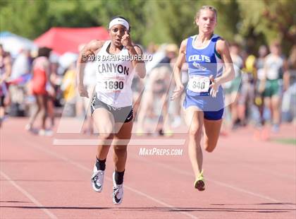Thumbnail 3 in AIA Track & Field Championships (Girls 100 Meter Dash) photogallery.