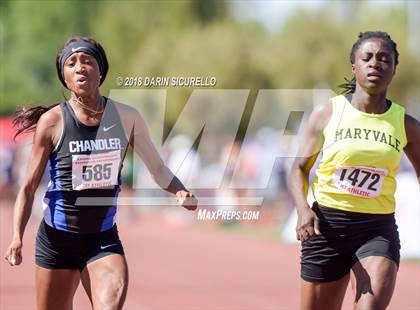 Thumbnail 1 in AIA Track & Field Championships (Girls 100 Meter Dash) photogallery.
