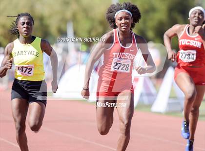 Thumbnail 3 in AIA Track & Field Championships (Girls 100 Meter Dash) photogallery.