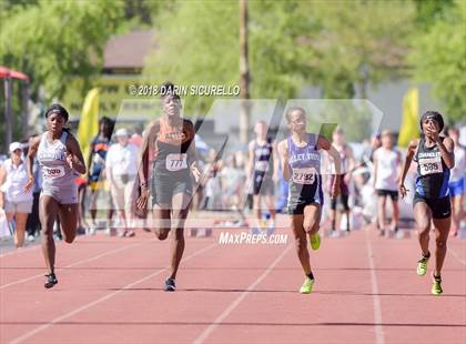 Thumbnail 1 in AIA Track & Field Championships (Girls 100 Meter Dash) photogallery.