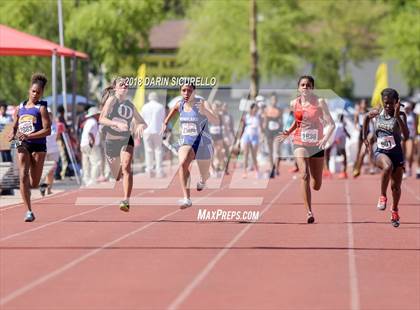 Thumbnail 3 in AIA Track & Field Championships (Girls 100 Meter Dash) photogallery.