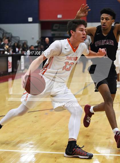 Thumbnail 2 in Grissom vs. Sparkman (N2Hoops Invitational) photogallery.