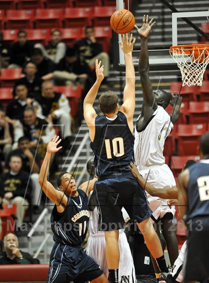 Thumbnail 2 in Army-Navy vs. Mater Dei Catholic (CIF SDS D4 Final) photogallery.