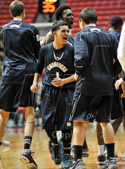 Thumbnail 2 in Army-Navy vs. Mater Dei Catholic (CIF SDS D4 Final) photogallery.
