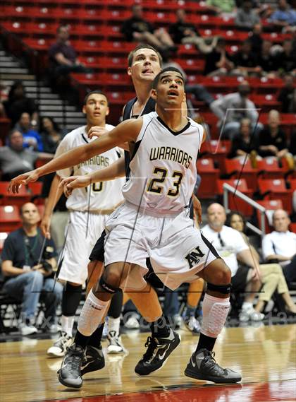 Thumbnail 2 in Army-Navy vs. Mater Dei Catholic (CIF SDS D4 Final) photogallery.