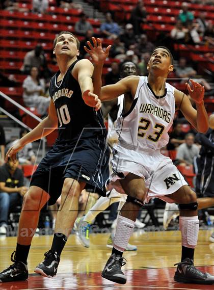 Thumbnail 2 in Army-Navy vs. Mater Dei Catholic (CIF SDS D4 Final) photogallery.