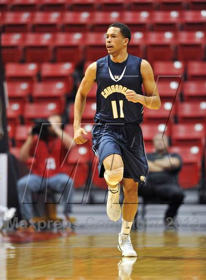 Thumbnail 3 in Army-Navy vs. Mater Dei Catholic (CIF SDS D4 Final) photogallery.