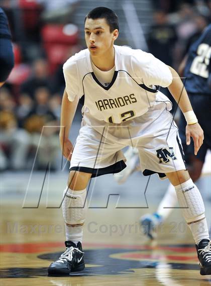 Thumbnail 2 in Army-Navy vs. Mater Dei Catholic (CIF SDS D4 Final) photogallery.