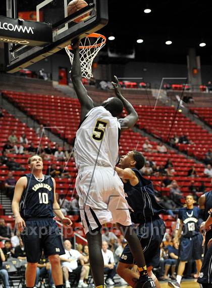 Thumbnail 1 in Army-Navy vs. Mater Dei Catholic (CIF SDS D4 Final) photogallery.