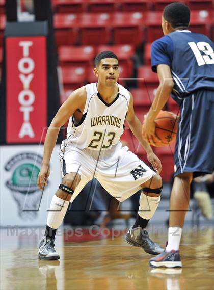 Thumbnail 1 in Army-Navy vs. Mater Dei Catholic (CIF SDS D4 Final) photogallery.