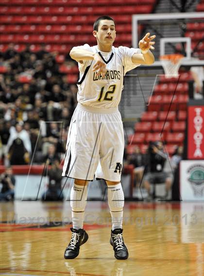 Thumbnail 3 in Army-Navy vs. Mater Dei Catholic (CIF SDS D4 Final) photogallery.