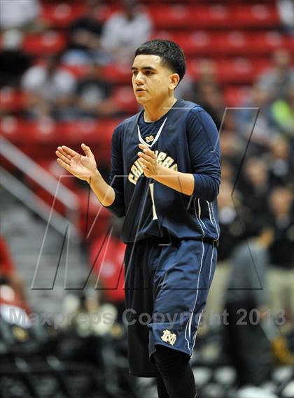 Thumbnail 3 in Army-Navy vs. Mater Dei Catholic (CIF SDS D4 Final) photogallery.