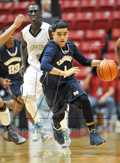 Thumbnail 1 in Army-Navy vs. Mater Dei Catholic (CIF SDS D4 Final) photogallery.