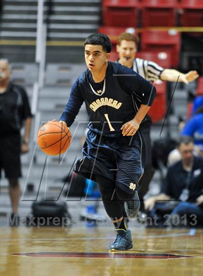 Thumbnail 2 in Army-Navy vs. Mater Dei Catholic (CIF SDS D4 Final) photogallery.