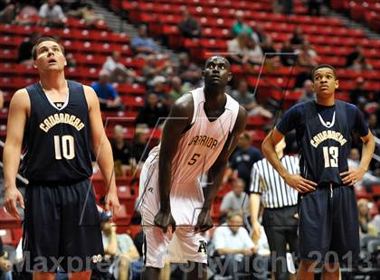 Thumbnail 2 in Army-Navy vs. Mater Dei Catholic (CIF SDS D4 Final) photogallery.