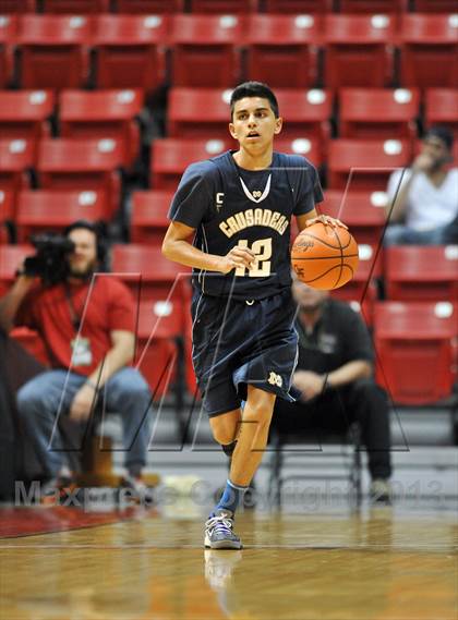 Thumbnail 3 in Army-Navy vs. Mater Dei Catholic (CIF SDS D4 Final) photogallery.