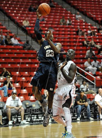 Thumbnail 3 in Army-Navy vs. Mater Dei Catholic (CIF SDS D4 Final) photogallery.