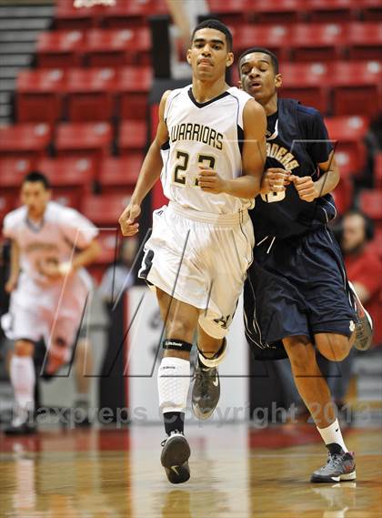 Thumbnail 3 in Army-Navy vs. Mater Dei Catholic (CIF SDS D4 Final) photogallery.
