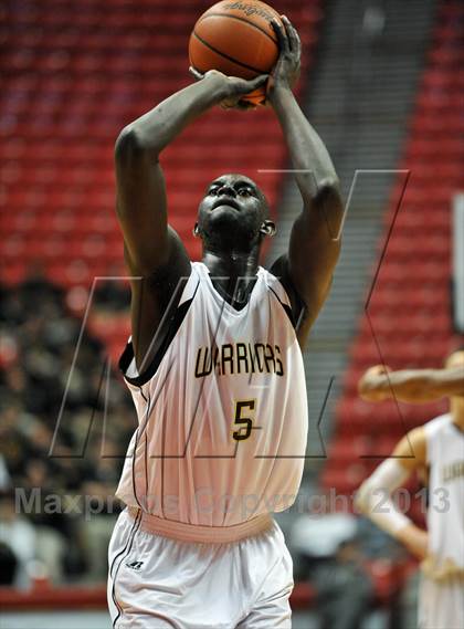 Thumbnail 2 in Army-Navy vs. Mater Dei Catholic (CIF SDS D4 Final) photogallery.