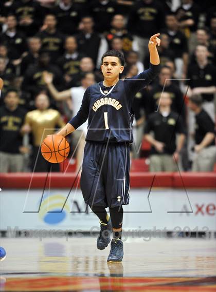 Thumbnail 3 in Army-Navy vs. Mater Dei Catholic (CIF SDS D4 Final) photogallery.