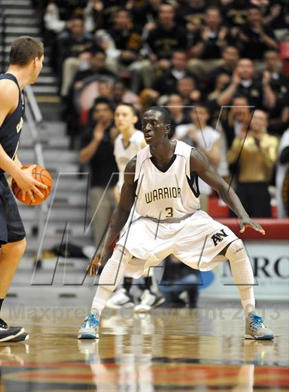 Thumbnail 1 in Army-Navy vs. Mater Dei Catholic (CIF SDS D4 Final) photogallery.