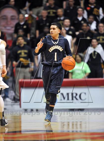 Thumbnail 1 in Army-Navy vs. Mater Dei Catholic (CIF SDS D4 Final) photogallery.