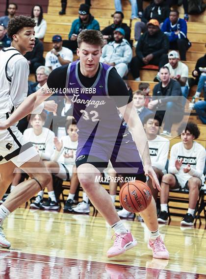 Thumbnail 3 in Gonzaga @ Hudson Catholic (Spalding Hoophall Classic) photogallery.