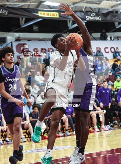 Thumbnail 3 in Gonzaga @ Hudson Catholic (Spalding Hoophall Classic) photogallery.