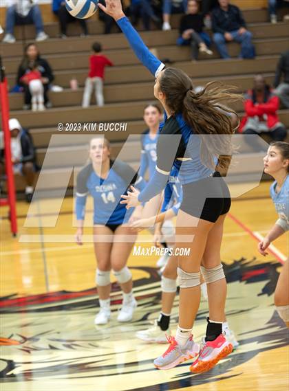 Thumbnail 3 in Regina vs St. Mary's Prep (CHSL Cardinal Quarterfinal) photogallery.