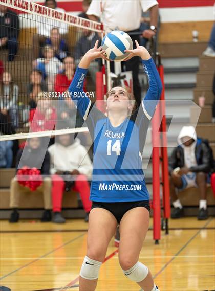 Thumbnail 2 in Regina vs St. Mary's Prep (CHSL Cardinal Quarterfinal) photogallery.