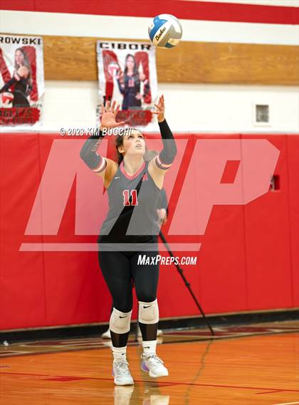 Thumbnail 2 in Regina vs St. Mary's Prep (CHSL Cardinal Quarterfinal) photogallery.
