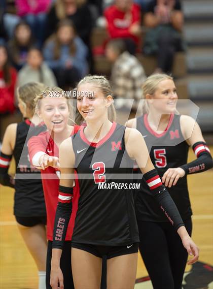 Thumbnail 3 in Regina vs St. Mary's Prep (CHSL Cardinal Quarterfinal) photogallery.