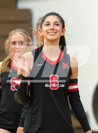 Thumbnail 1 in Regina vs St. Mary's Prep (CHSL Cardinal Quarterfinal) photogallery.