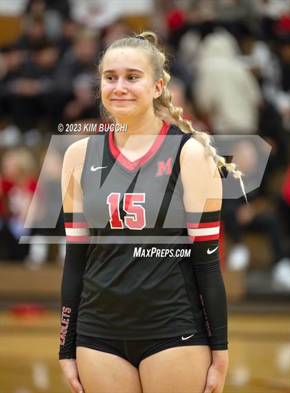 Thumbnail 3 in Regina vs St. Mary's Prep (CHSL Cardinal Quarterfinal) photogallery.