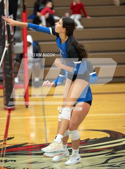 Thumbnail 1 in Regina vs St. Mary's Prep (CHSL Cardinal Quarterfinal) photogallery.