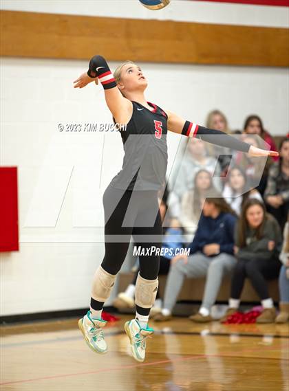 Thumbnail 1 in Regina vs St. Mary's Prep (CHSL Cardinal Quarterfinal) photogallery.