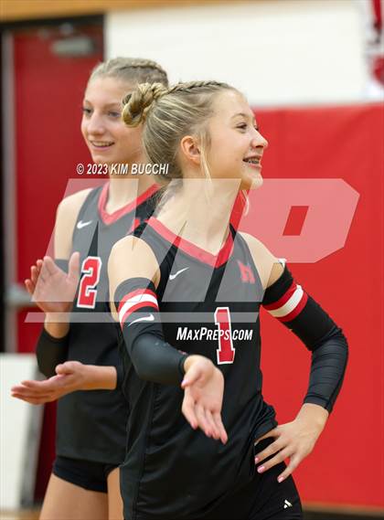 Thumbnail 3 in Regina vs St. Mary's Prep (CHSL Cardinal Quarterfinal) photogallery.