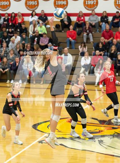 Thumbnail 1 in Regina vs St. Mary's Prep (CHSL Cardinal Quarterfinal) photogallery.
