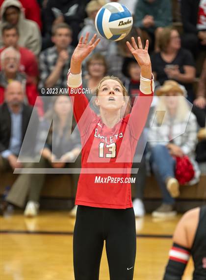 Thumbnail 1 in Regina vs St. Mary's Prep (CHSL Cardinal Quarterfinal) photogallery.
