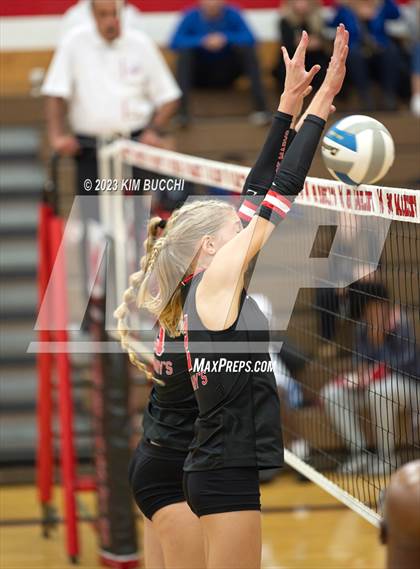 Thumbnail 2 in Regina vs St. Mary's Prep (CHSL Cardinal Quarterfinal) photogallery.