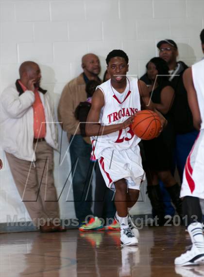 Thumbnail 2 in Garinger @ Olympic (NCHSAA 4A Playoff)  photogallery.