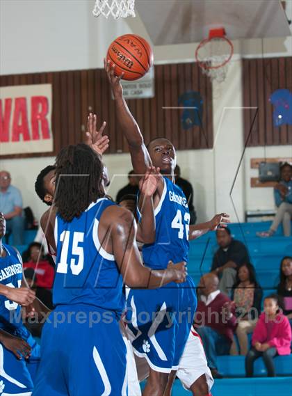 Thumbnail 3 in Garinger @ Olympic (NCHSAA 4A Playoff)  photogallery.