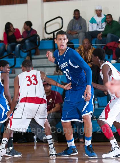 Thumbnail 2 in Garinger @ Olympic (NCHSAA 4A Playoff)  photogallery.