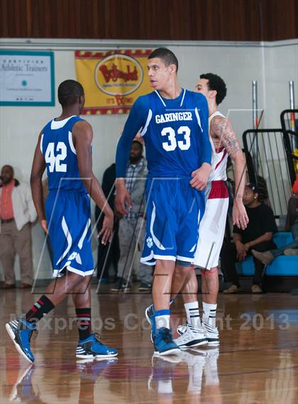 Thumbnail 1 in Garinger @ Olympic (NCHSAA 4A Playoff)  photogallery.