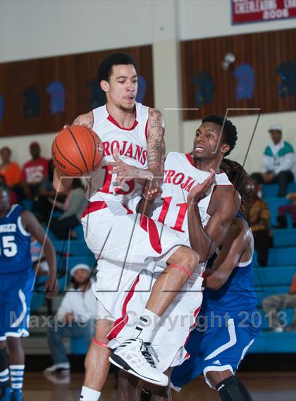 Thumbnail 3 in Garinger @ Olympic (NCHSAA 4A Playoff)  photogallery.