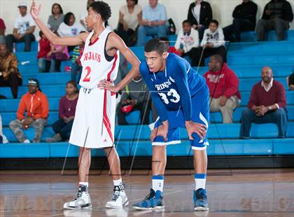 Thumbnail 2 in Garinger @ Olympic (NCHSAA 4A Playoff)  photogallery.