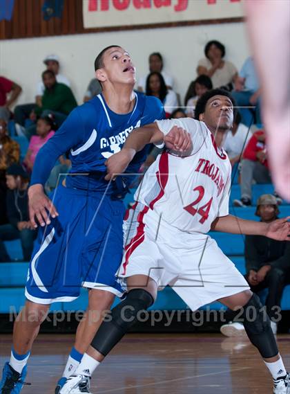 Thumbnail 1 in Garinger @ Olympic (NCHSAA 4A Playoff)  photogallery.