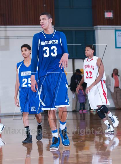Thumbnail 1 in Garinger @ Olympic (NCHSAA 4A Playoff)  photogallery.